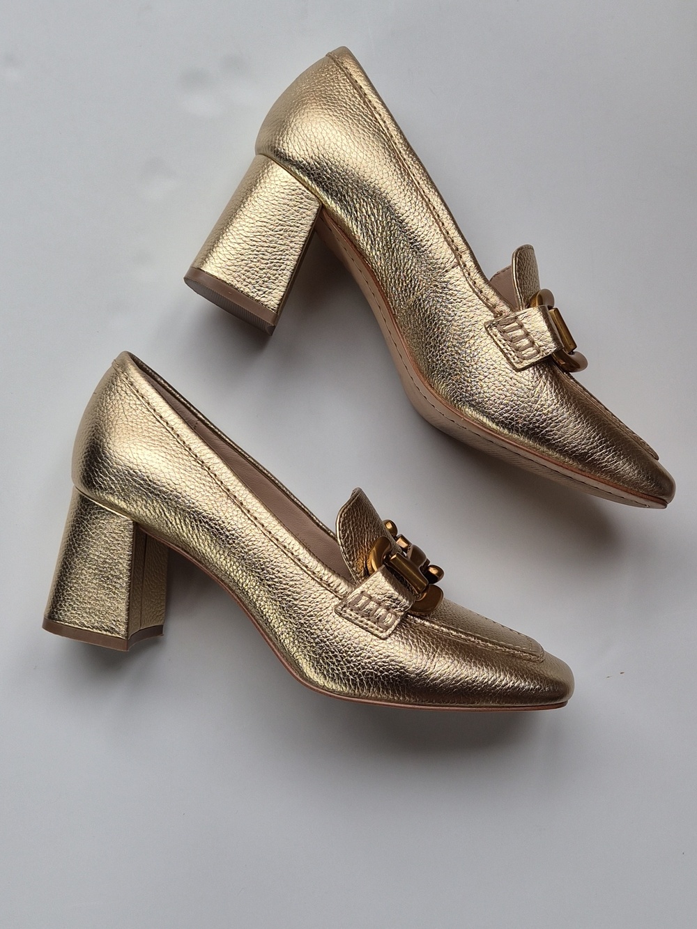 Boden Iris Snaffle Heeled Loafers Size 39 - Picture 6 of 14